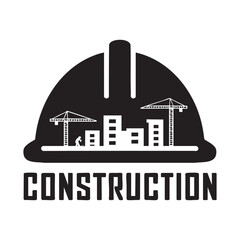 Naklejka premium Construction Vector Logo