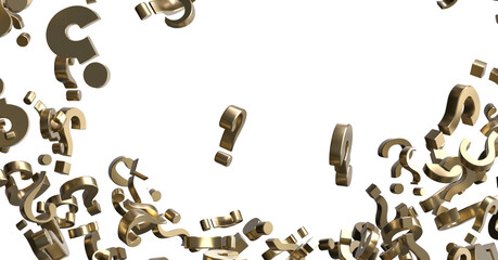 Question marks Quiz doubt survey faq public poll.