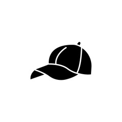 Hat Icon black and white vector sign