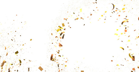 Golden Confetti Celebration