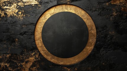 Abstract Gold and Black Texture