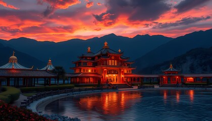 Obraz premium view of the forbidden city