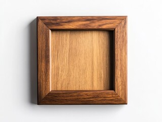 A simple wooden frame with a natural wood grain finish, perfect for showcasing your favorite photos or artwork.