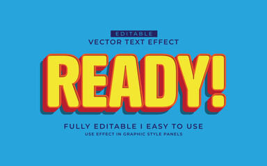 Obraz premium 3d editable ready text effect graphic style template