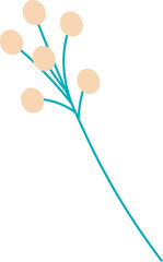 flower bouquet decoration, small solidago