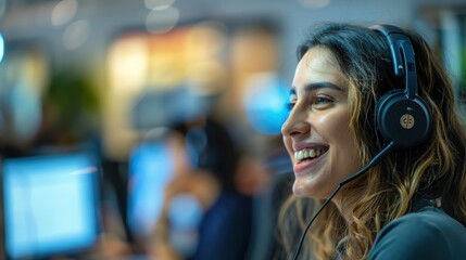 Customer service representatives engaging in telemarketing and sales, utilizing CRM systems and technology for efficient online business management