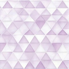 Fototapeta premium Seamless Light Purple and White Triangles Pattern, Abstract Geometric Background