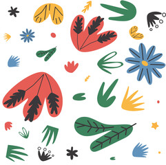 Abstract Botanical Set 