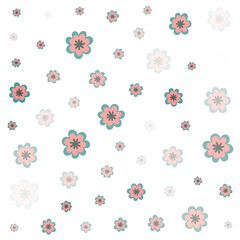 Abstract Flower Pattern