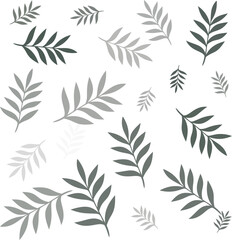 Minimalist Foliage Pattern