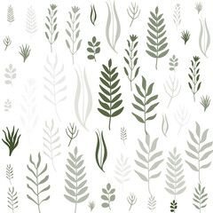 Green Leaves Pattern