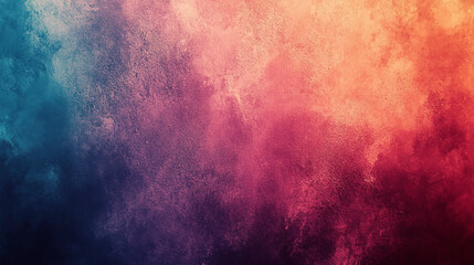 Abstract warm pastel blurred grainy gradient background. Texture colorful digital grain noise effect pattern lo fi, multicolor vintage design retro analog photo film overlay screen filter effect.