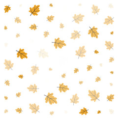 Abstract Yellow Leaf Pattern
