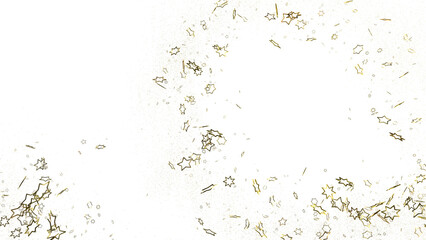 stars background, sparkle lights confetti falling. magic shining Flying christmas stars on night