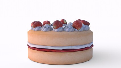 strawberry cacke