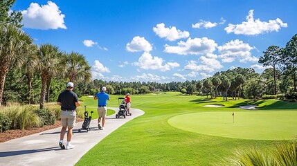 Exciting View of Golf Course in Orlando, Florida