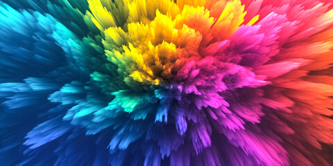 abstract colorful explode background