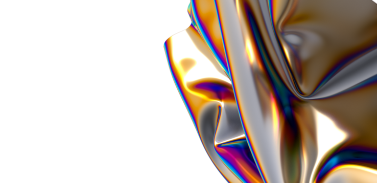 Radiant Chromatic Palette: An Enchanting 3D Journey of Colors