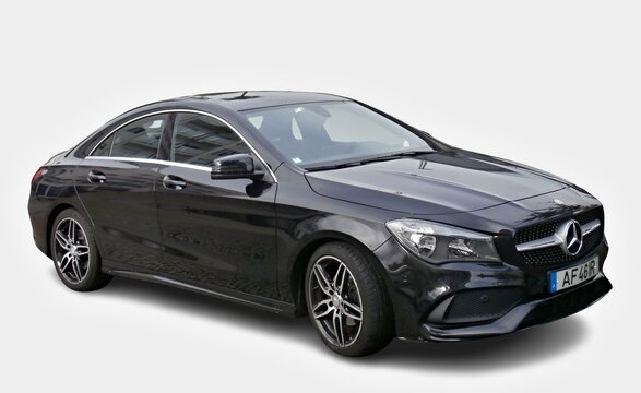 Mercedes Benz CLA in black
