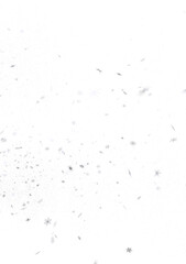 Snowflake Storm: Astonishing 3D Illustration of Descending Festive Snowflakes