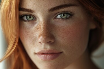 Fototapeta premium Stunning and Beautiful Girl: Explore Beauty, Style, and Confidence