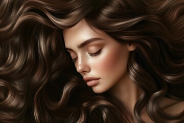 Naklejka premium Stunning and Beautiful Girl: Explore Beauty, Style, and Confidence