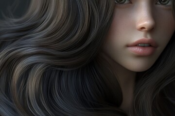 Obraz premium Stunning and Beautiful Girl: Explore Beauty, Style, and Confidence