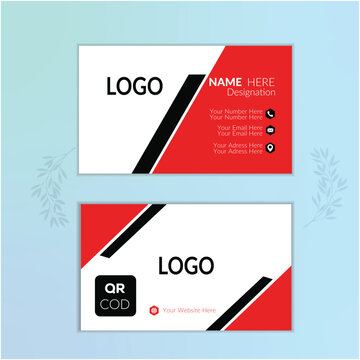 modern  business card design template
