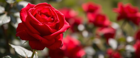 Close Up of Red Rose
