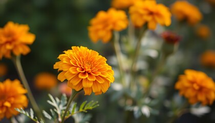 Marigold Flower in Natural Light