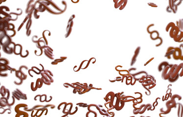 Paragraph article sign symbol 3d