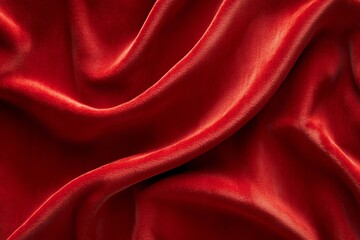 Obraz premium Papier peint en velours rouge profond avec un aspect doux et luxueux..