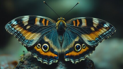 close up of a butterfly