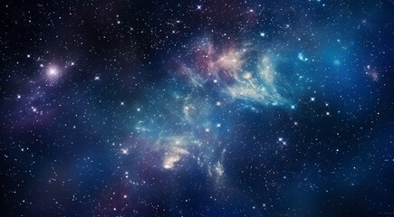 Naklejka premium background with stars, space galaxy background, background with space, galaxy in the space with stars
