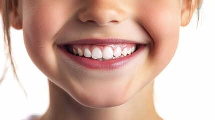 Obraz premium Smiling Child with Healthy Teeth and Joyful Expression
