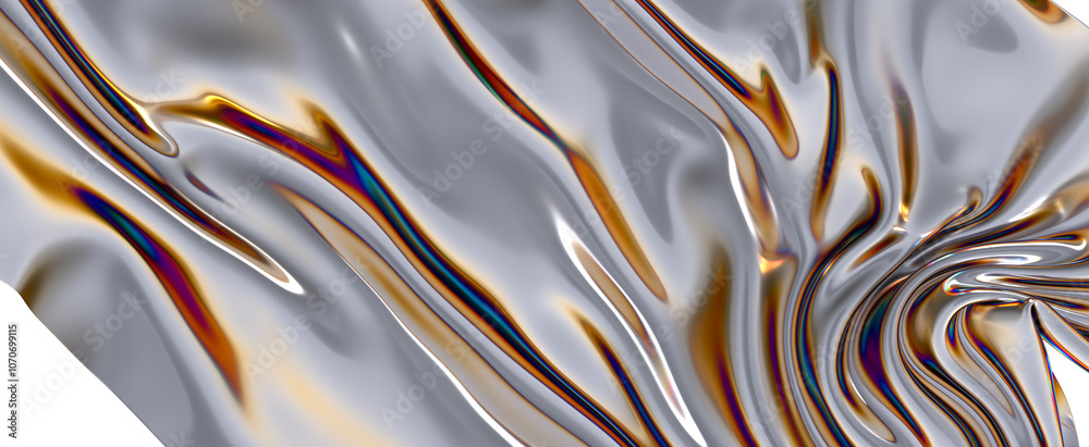 Poster silky smooth shimmering with a touch of iridescence
