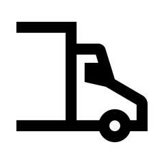 Delivery Truck Line Icon