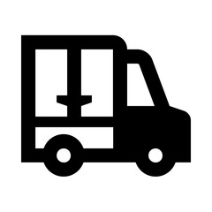 Delivery Truck Line Icon