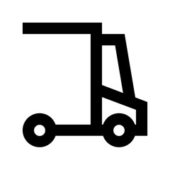 Delivery Truck Line Icon
