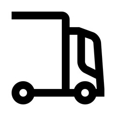Delivery Truck Line Icon