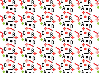a pattern with the letters c and c on it