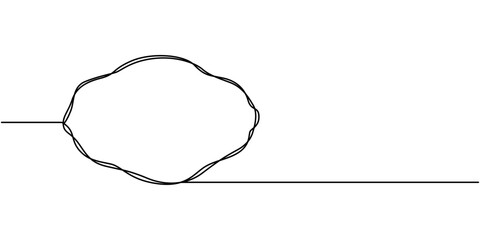 Continuous one line drawing frame, Outline of a frame on a white background. Vector illustration, Square frame continuous one line drawing. Border freehand single line hand drawn style for quote