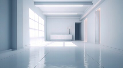 Modern Minimalist Interior with Natural Light