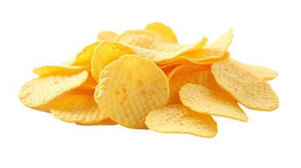 Fototapeta premium Potato Chips on Transparent Background (PNG).