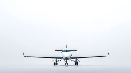  3d model of airplane isolated on white