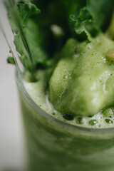Pineapple green smoothie with Kale