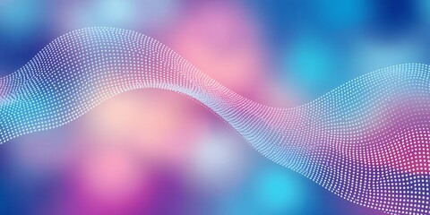 Abstract wave pattern on a colorful background.