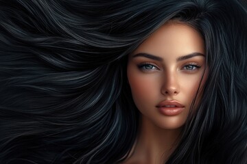 Fototapeta premium Stunning and Beautiful Girl: Explore Beauty, Style, and Confidence