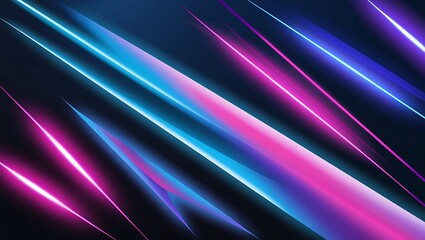 Fototapeta premium Abstract neon light background. Generative Ai.