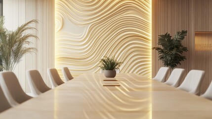 Modern Minimalist Conference Room Interior Design